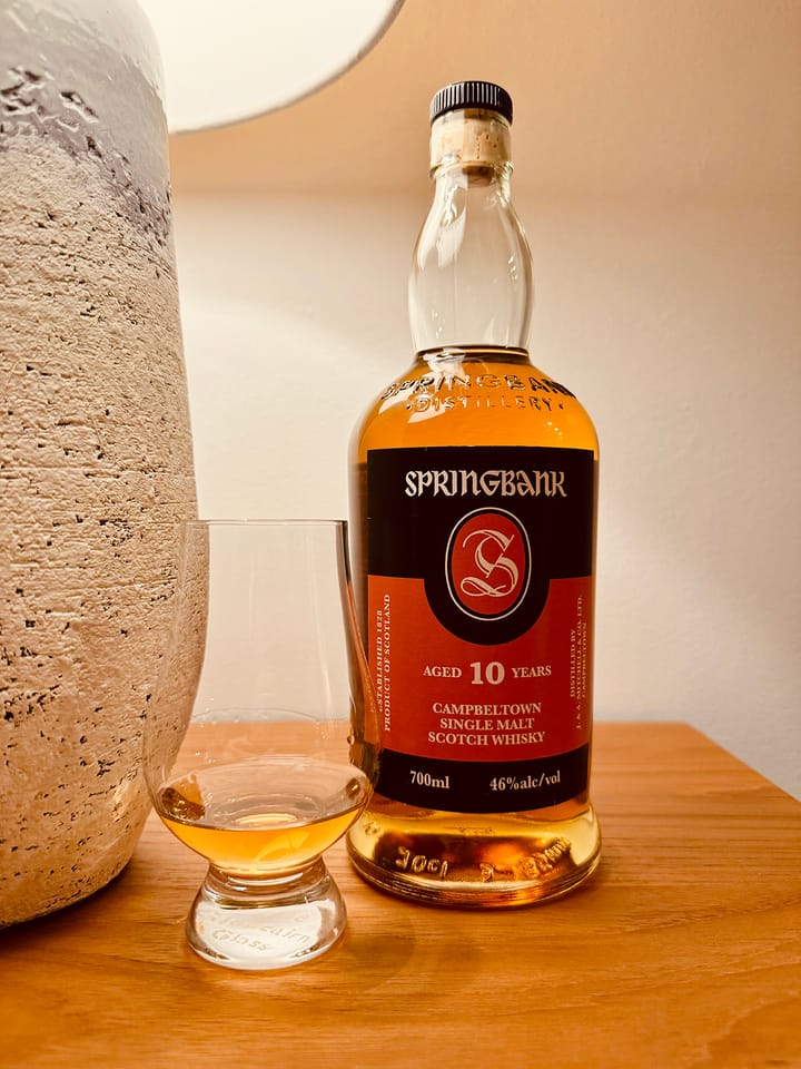 Review #5: Springbank 10 Year